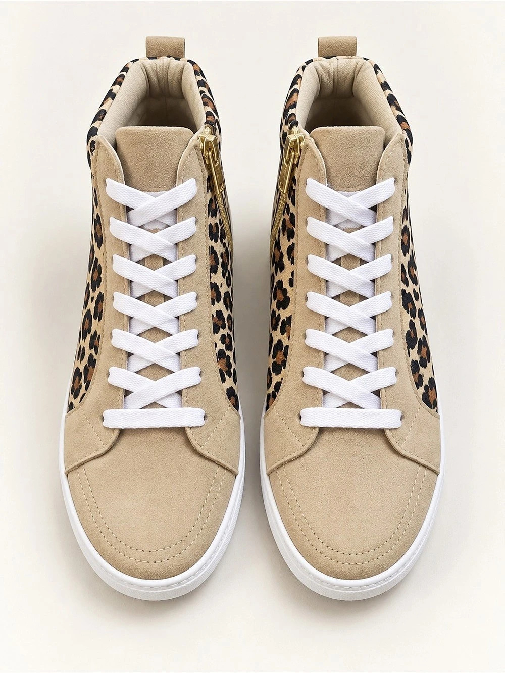 Everglades Leopard Print High Top Sneakers US 8 Like New